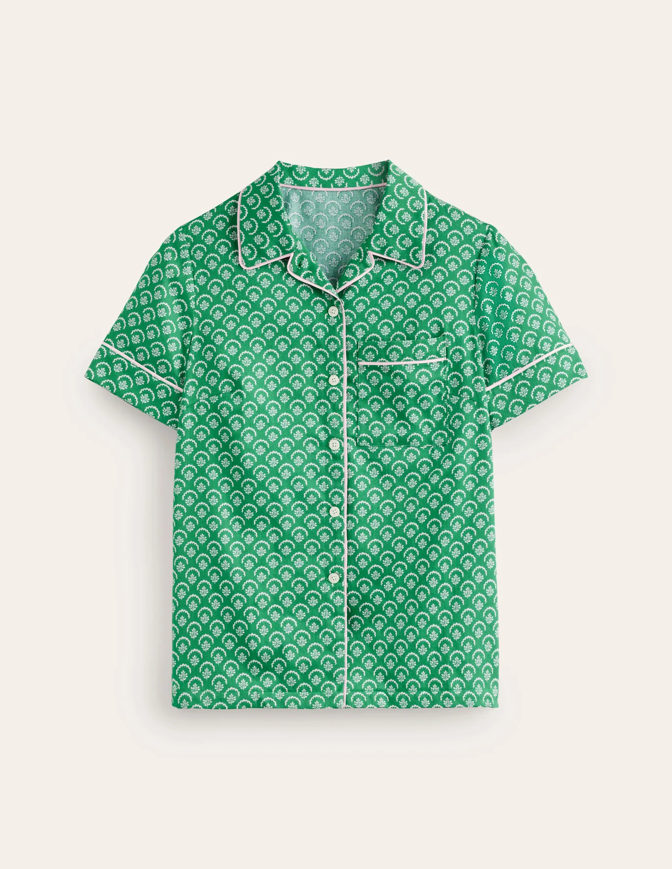 Short Sleeve Pajama Top | Boden (US)