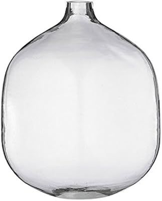 Bloomingville Stout Clear Glass Vase, 7" L x 7" W x 8.25" H | Amazon (US)
