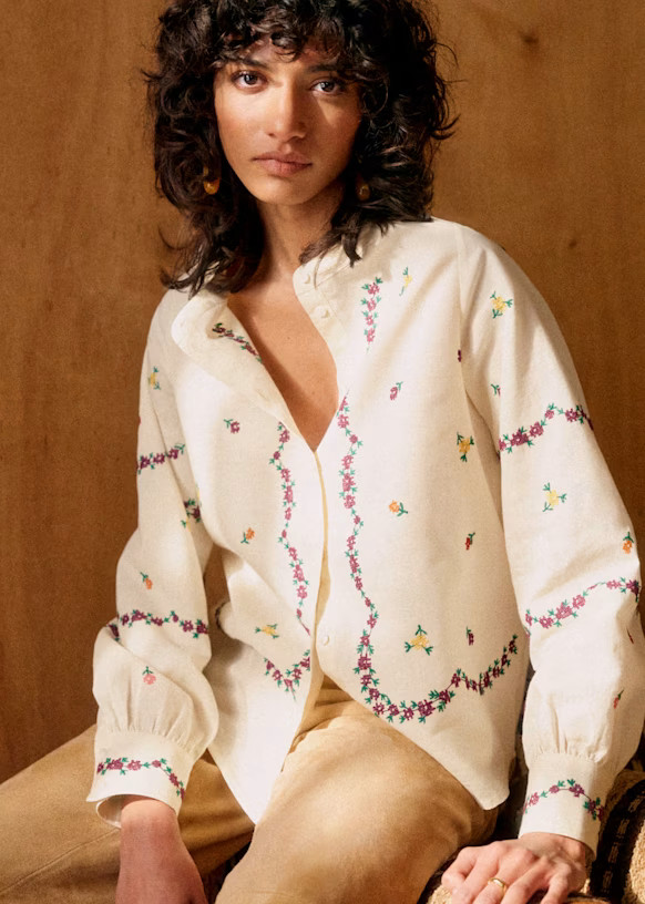 Elvio shirt - Sézane x Lucia Vergara | Sezane Paris - US