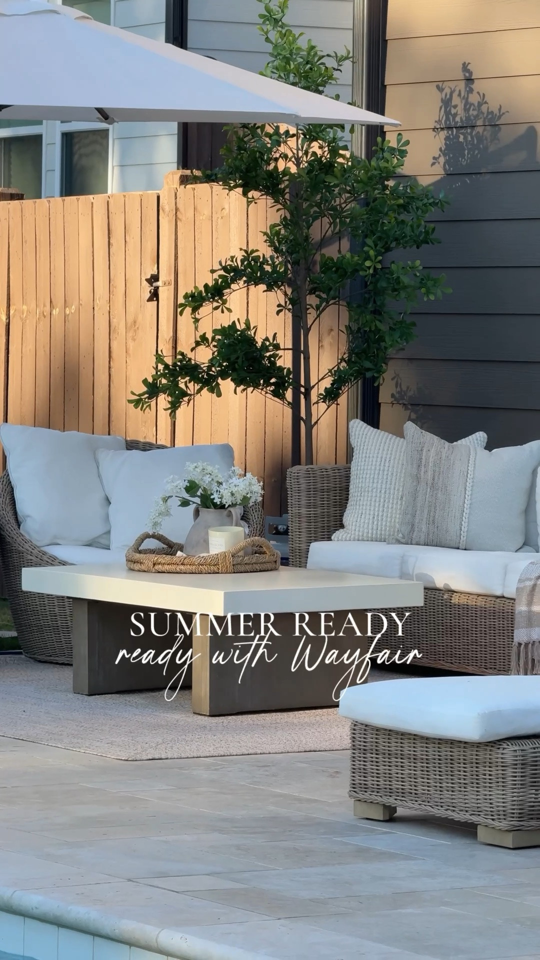 Summer ready with @wayfair 🤍

Sharing some of my personal favorite outdoor finds, including our all weather wicker dining chairs that are incredibly high quality, the outdoor rugs I’ve used throughout our space (I have two!), umbrellas that have held up great to both rain and sun, and our outdoor fire pit, which is a family favorite.

These are the pieces that have helped us create an outdoor space that feels both aesthetic and functional for everyday living.

#AD #wayfair #wayfairpartner #wishyouwerehere #outdoor

#LTKHome #LTKSaleAlert #LTKSeasonal
