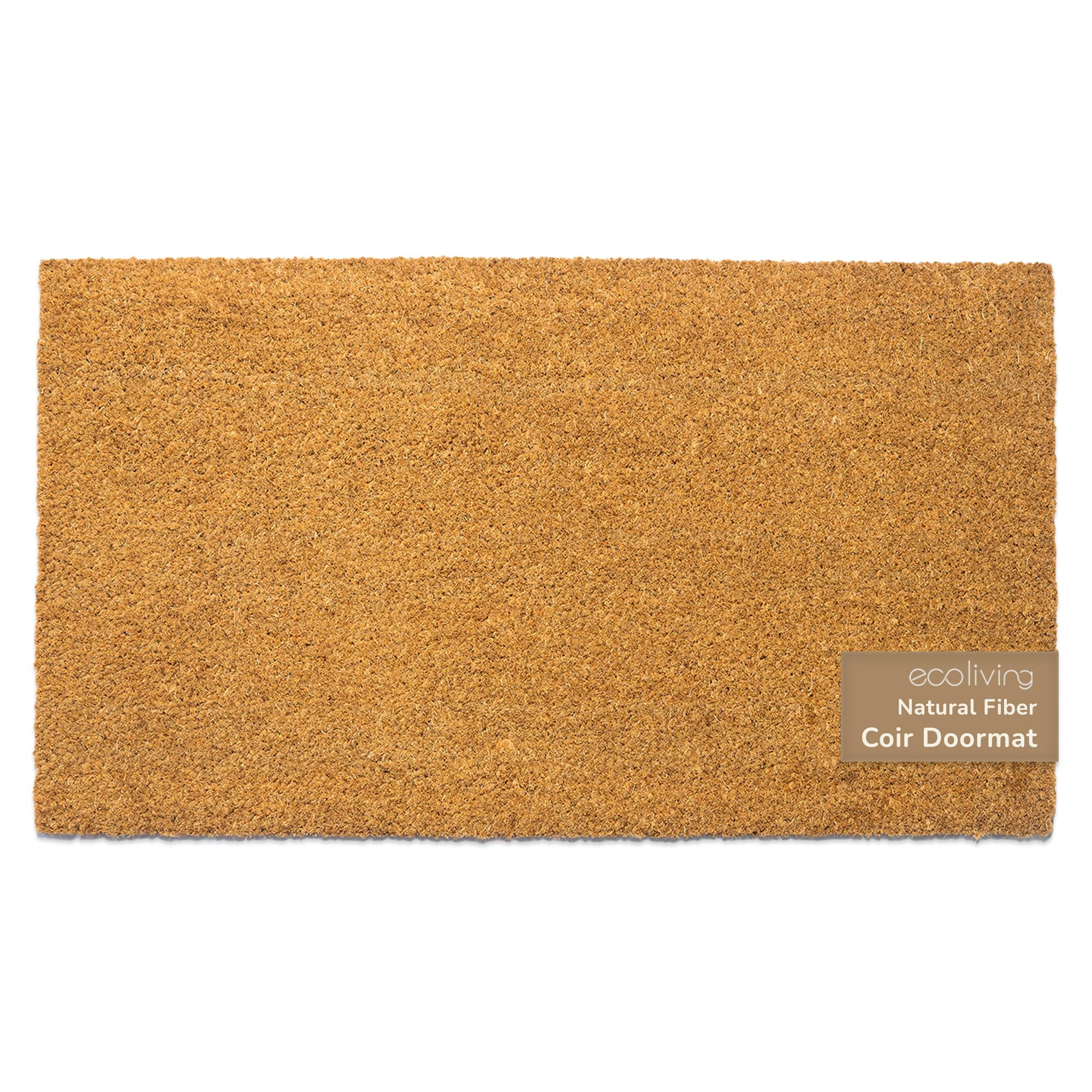 Welcome Doormats, Natural Coco Coir Mats with Non-Slip PVC Backing, Indoor Outdoor Mats for Home ... | Amazon (US)
