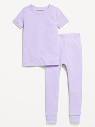 Snug-Fit Ribbed Pajama Set for Toddler & Baby | Old Navy (US)