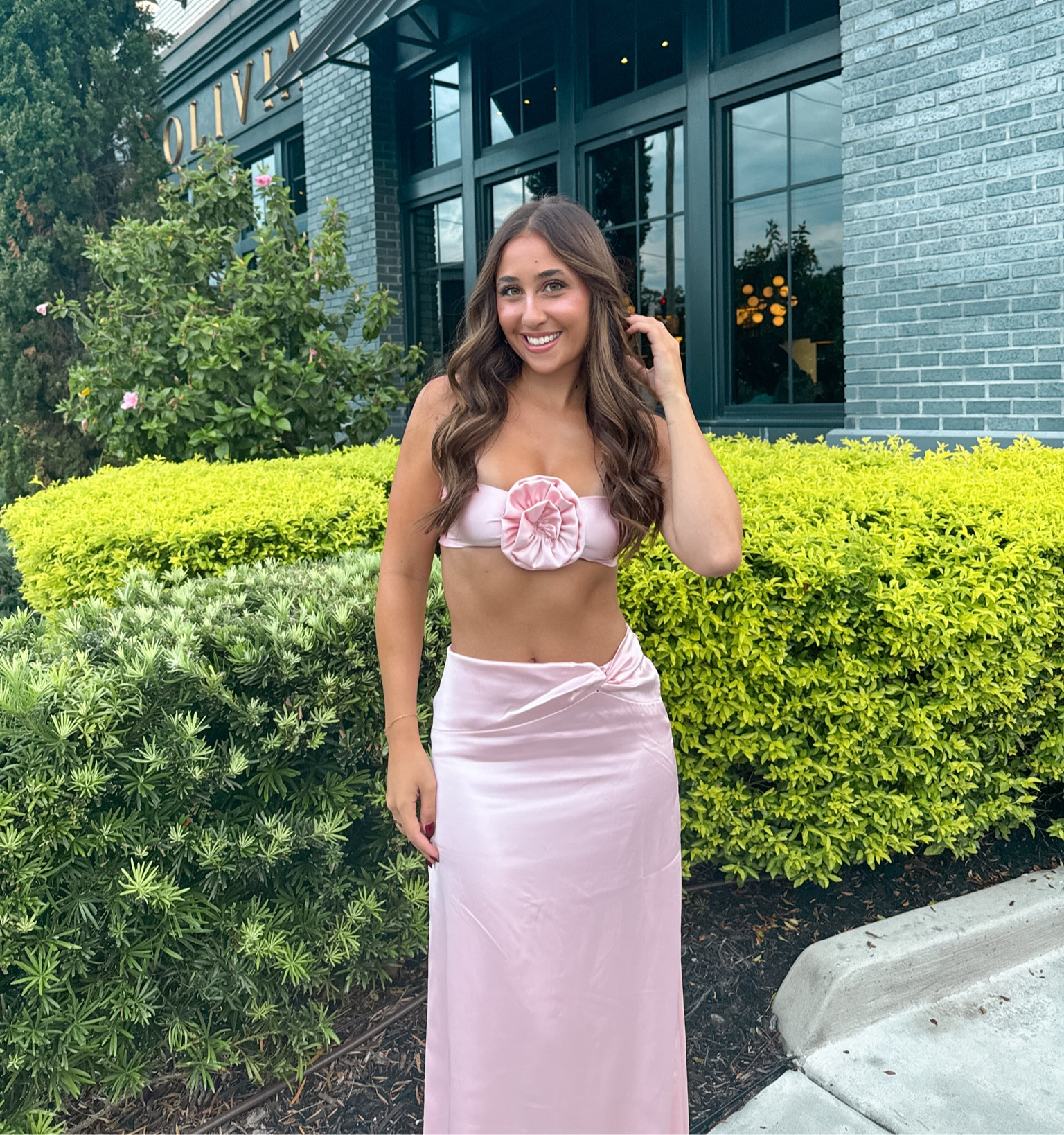 BDAY EVE SET💖 the light pink and satin combo was a dream!!!! peppermayo really slayed with this one! #bdayfit #peppermayo

#LTKU