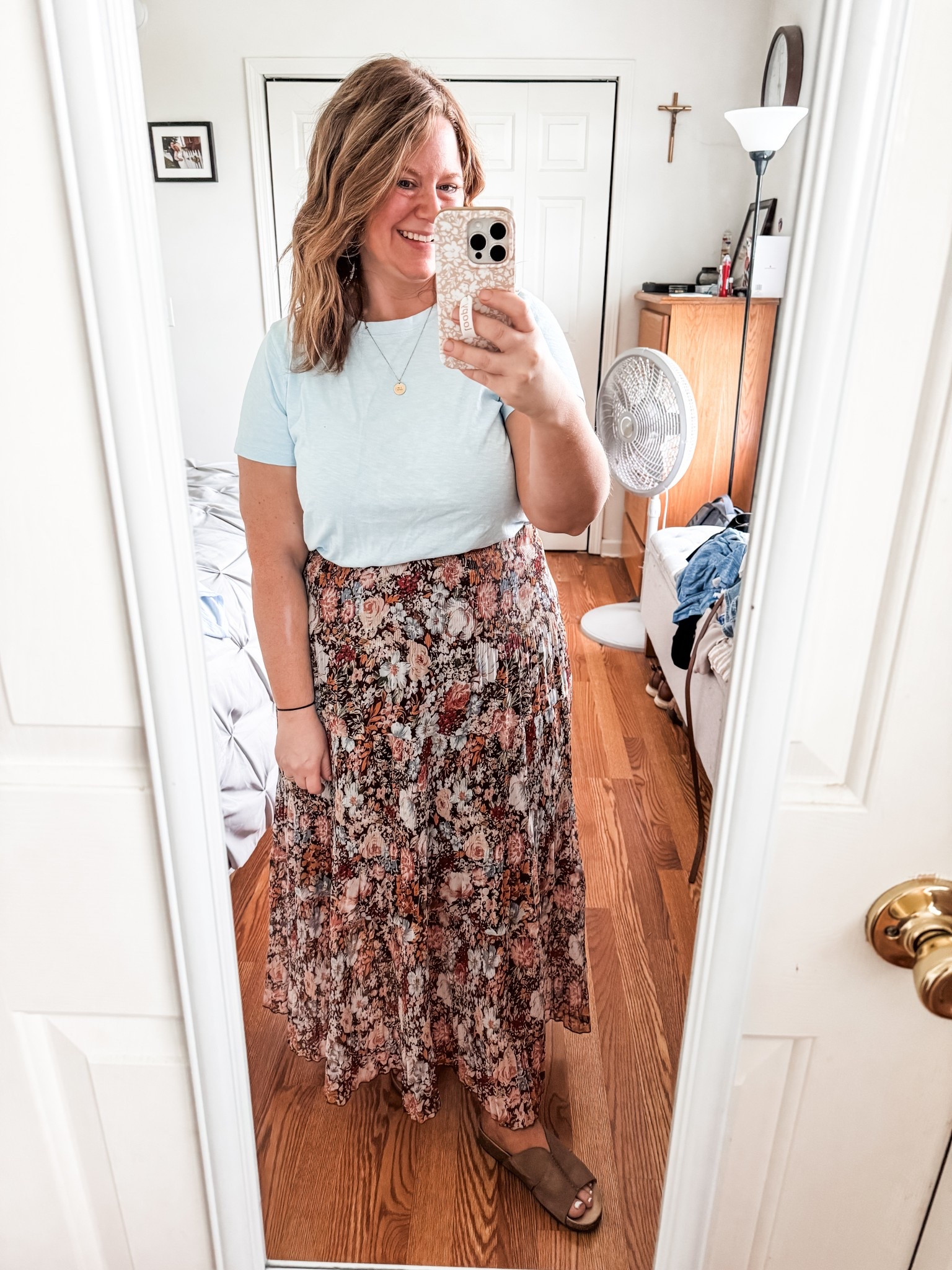 Teacher outfit! My favorite maxi skirt - styled for spring! My light blue tee is older from J Crew Factory so might not be available anymore so I linked a similar one that is. 

#LTKWorkwear #LTKMidsize #LTKFindsUnder50