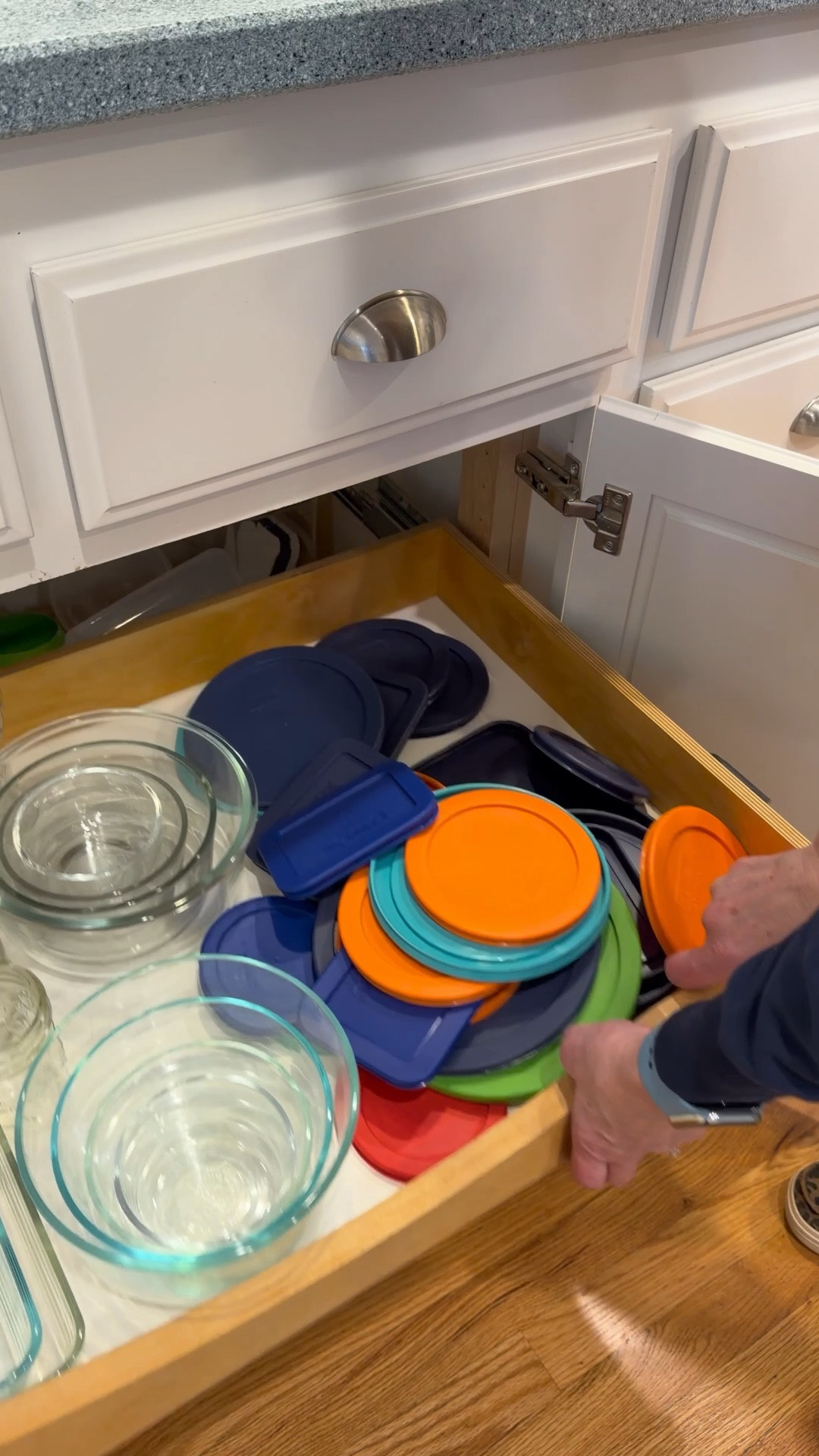 This cabinet was technically “fine,” but it was frustrating to use.

Keeping the lids upright and visible made such a difference in how this space functions day to day. It’s simple, practical, and actually stays organized.

🏠 I share real-life decor, home finds, and organization for spaces that are pretty, not perfect. 💫
 

#LTKHome