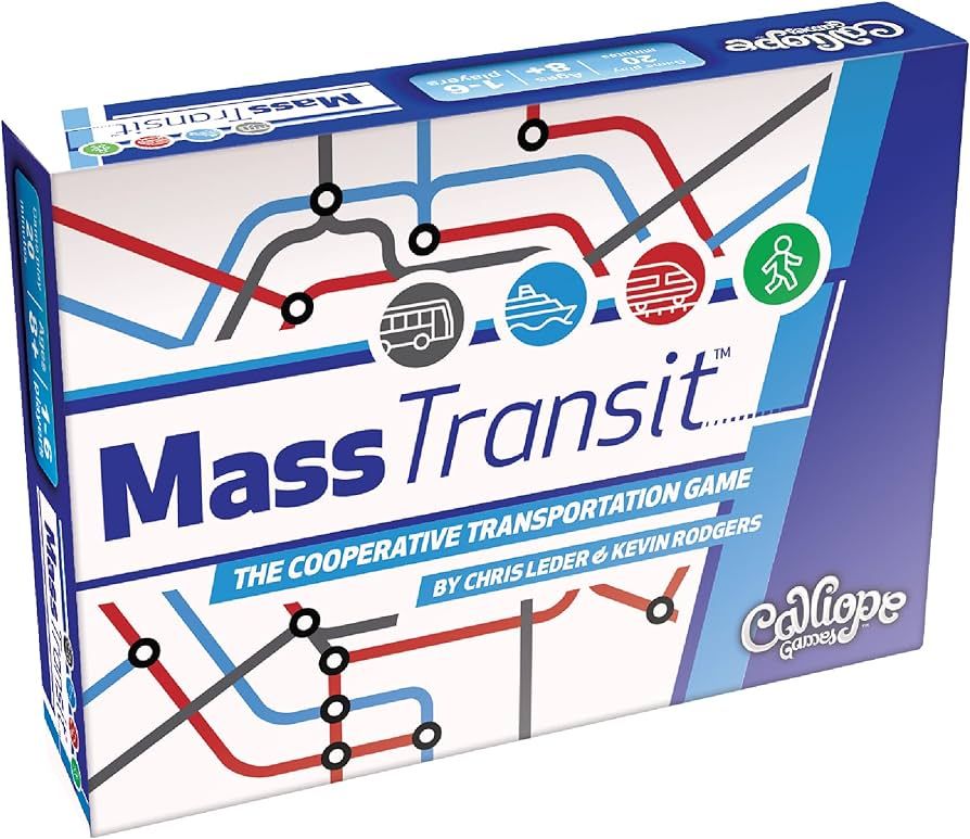 Mass Transit Card Game for 1-6 Players, Fast-Paced Cooperative Game | Amazon (US)