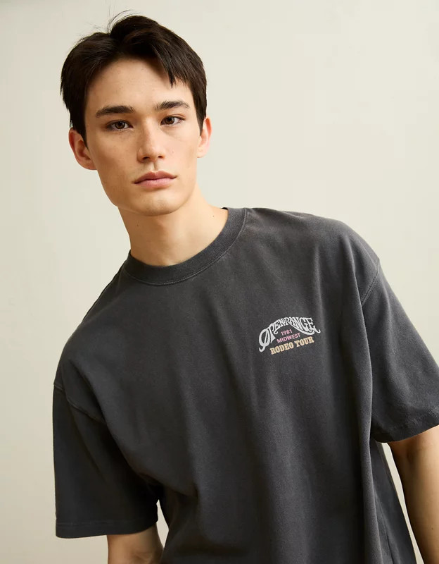 AE Boxy Fit Destination Graphic T-Shirt | American Eagle Outfitters (US & CA)