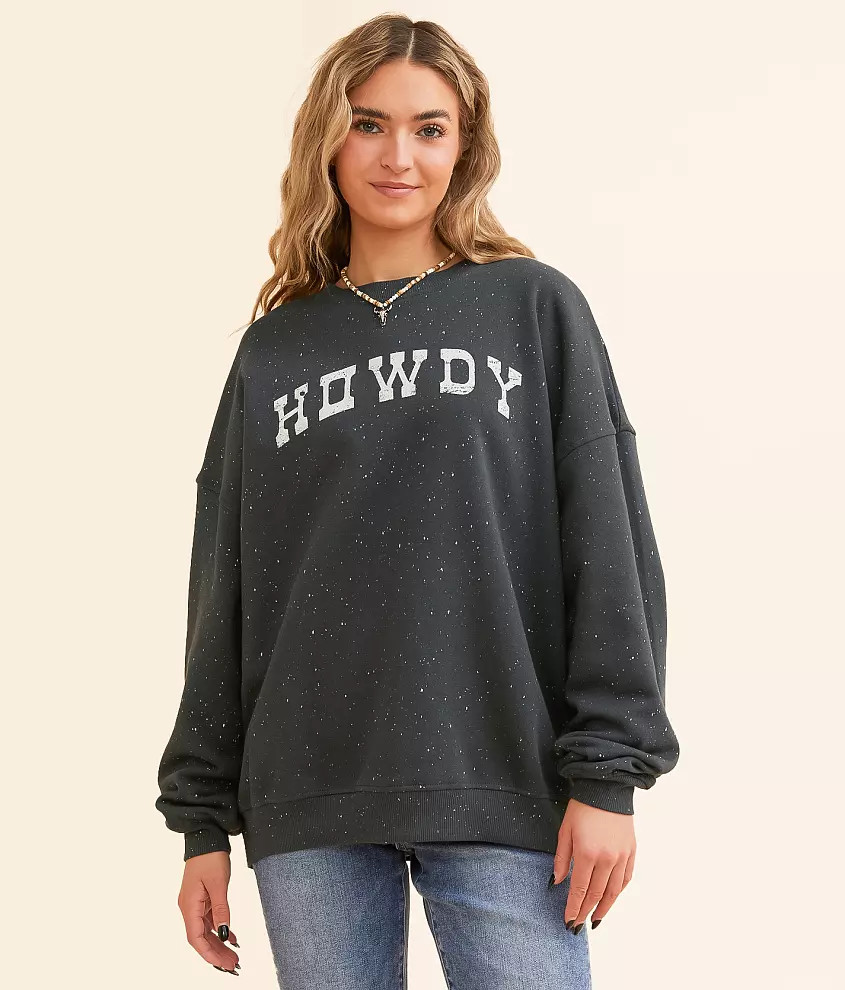 Howdy Oversized Pullover | Buckle