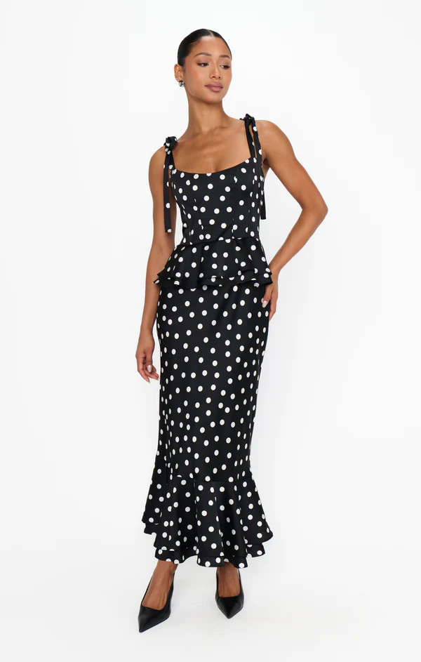 Pauline Peplum Dress ~ Polka Dot | Show Me Your Mumu