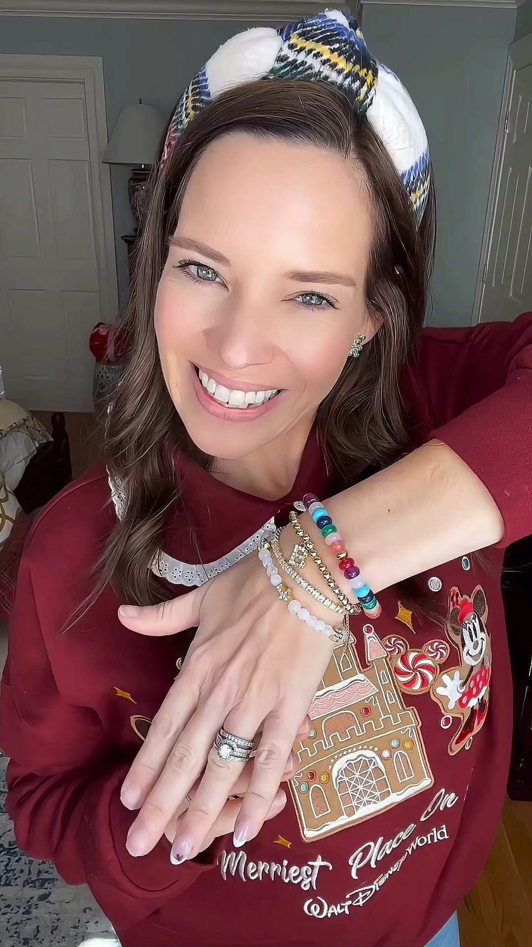 ✨ BaubleBar $10 Bracelet Stack + Disney Gingerbread Sweatshirt Outfit ✨

LTK Description

BaubleBar’s BIG $10 bracelet drop is live and I’m wearing several of the styles you can grab for just ten dollars! 🎁✨ These semi-precious beads, the crystal tennis bracelet, the gold beaded bracelet, and the white cross bracelet layer SO beautifully — luxe look, budget price.

I paired them with this adorable Disney Mickey & Minnie gingerbread sweatshirt (so cute for park days or cozy holiday outfits!) and my go-to Mother Denim jeans. Such an easy and festive everyday look for December. 🎄💖

Linked all exact bracelets plus my sweatshirt & jeans so you can recreate the full outfit!

baublebar $10 bracelets • bracelet stack • disney sweatshirt • holiday sweatshirt • mother denim jeans • stocking stuffer ideas • crystal tennis bracelet • gold bead bracelet 🎁✨

#LTKCyberWeek #LTKGiftGuide #LTKHoliday