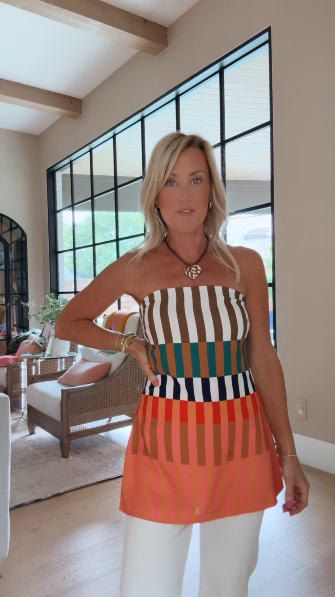 My Anthro code is back!! 🥳May 7-10 save 20% on your Anthro order with code: CASSIE20 
Top: XS

#LTKootd #LTKSeasonal #LTKOver40