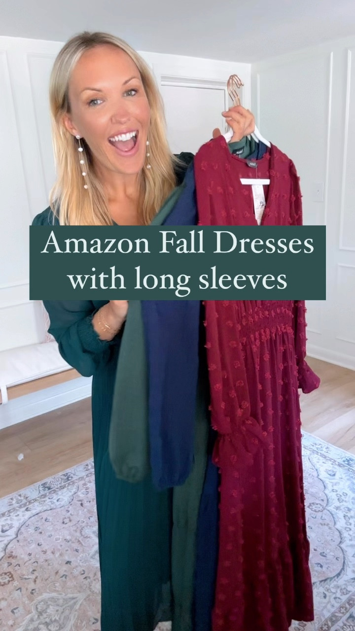 Long sleeves fall dresses perfect for family photos! Fall outfits - work dresses - fall occasion dresses - maternity/bump friendly dresses 

#LTKMidsize #LTKSeasonal #LTKWorkwear