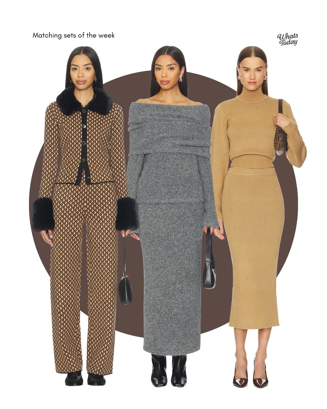 Matching sets of the week featuring cozy knit co-ords and luxe tailored two-piece outfits for effortless fall style.

#LTKootd #LTKGiftGuide #LTKHoliday