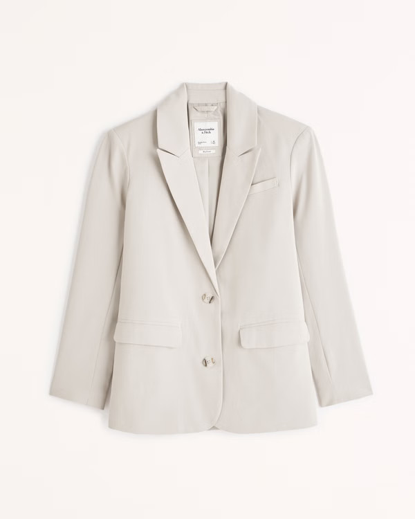 Boyfriend Suiting Blazer | Abercrombie & Fitch (US)