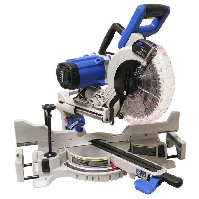 Kobalt 10-in 15-Amp Dual Bevel Sliding Compound Miter Saw Lowes.com | Lowe's