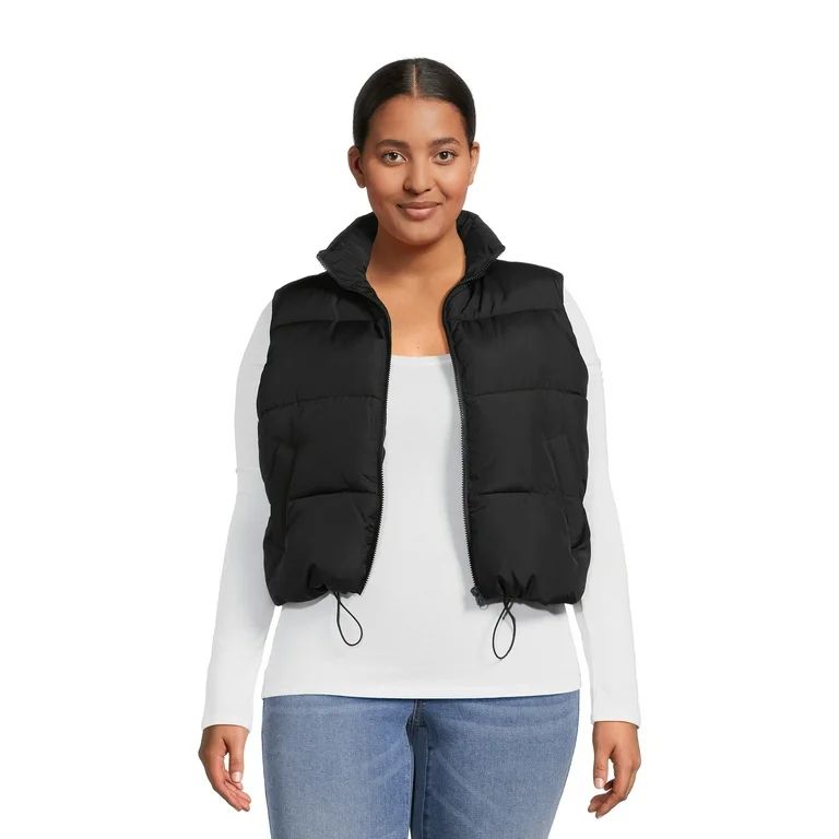 No Boundaries Juniors Plus Puffer Vest | Walmart (US)