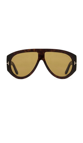 Bronson Sunglasses in Classic Dark Havana & Army Green | Revolve Clothing (Global)