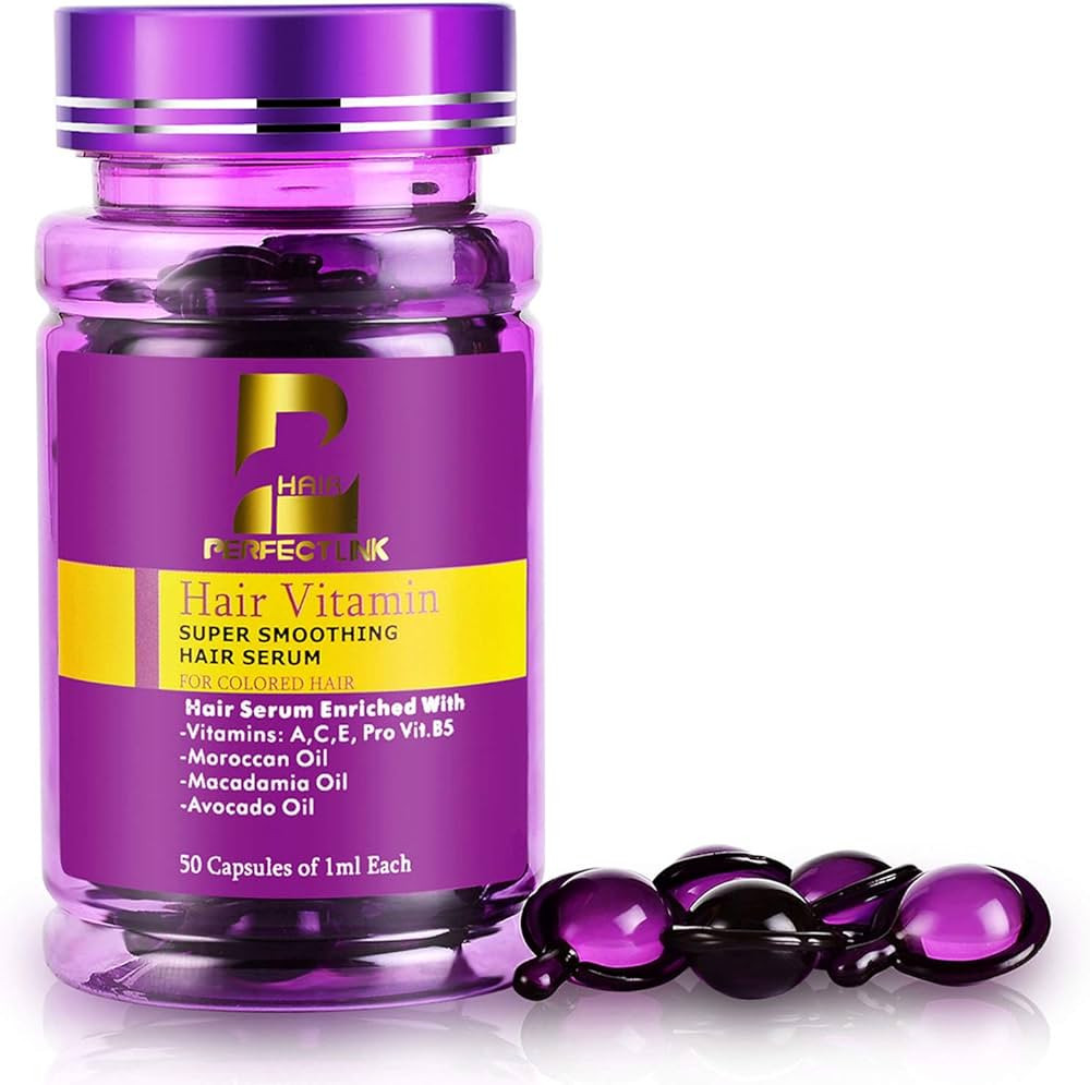 Perfect Care Dry Hair Serum with Pure Moroccan Oil, Macadamia and Avocado Oils, Vitamin E and B5 ... | Amazon (US)