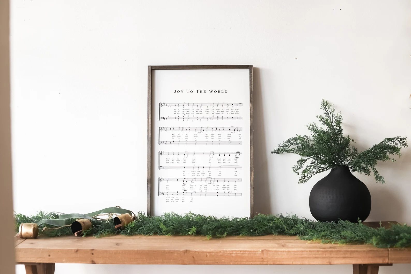 Joy to the World Sign Christmas Music Sheet Sign Holiday - Etsy | Etsy (US)
