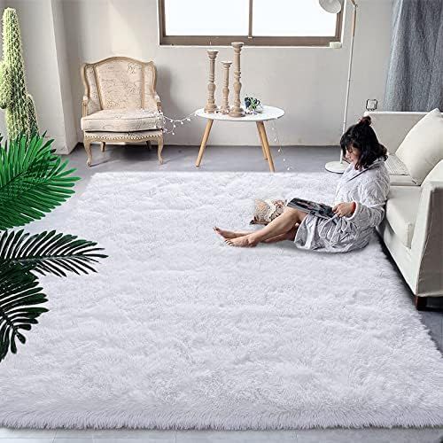 Amazon.com: Merelax Modern Soft Fluffy Large Shaggy Rug for Bedroom Livingroom Dorm Kids Room Ind... | Amazon (US)