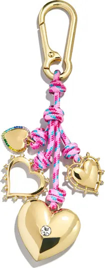 Cluster Heart Cord Key Ring Bag Charm | Nordstrom