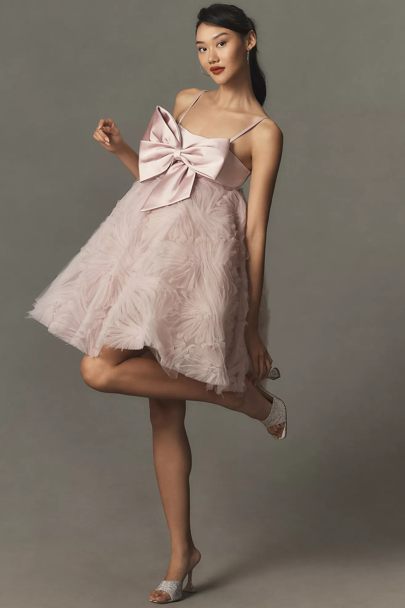 Mac Duggal Bow-Front Empire-Waist Dress | Anthropologie (US)