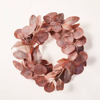 Faux Rusted Eucalyptus Wreath - Hearth & Hand™ with Magnolia | Target