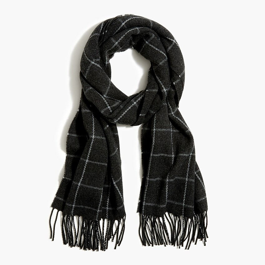 Windowpane scarf | J.Crew Factory