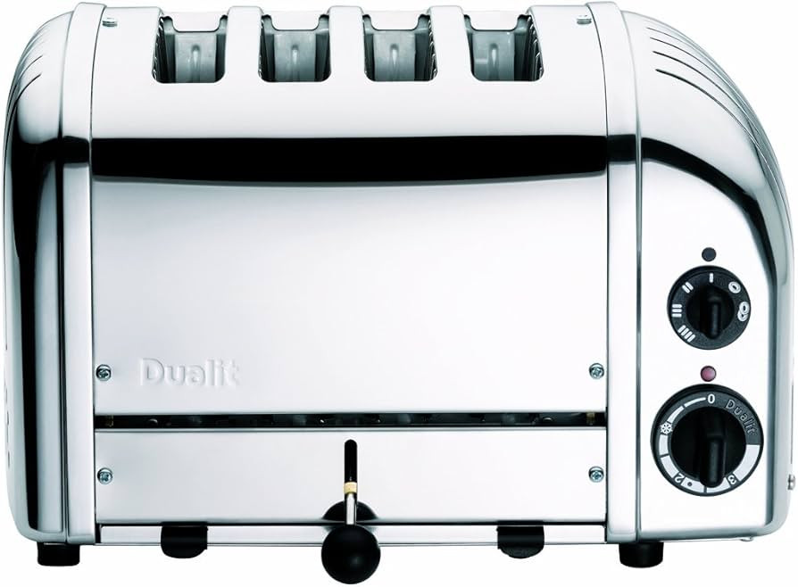 Dualit Classic 4 Slice NewGen Toaster - Stainless Steel - Hand Built in the UK - Replaceable ProH... | Amazon (US)