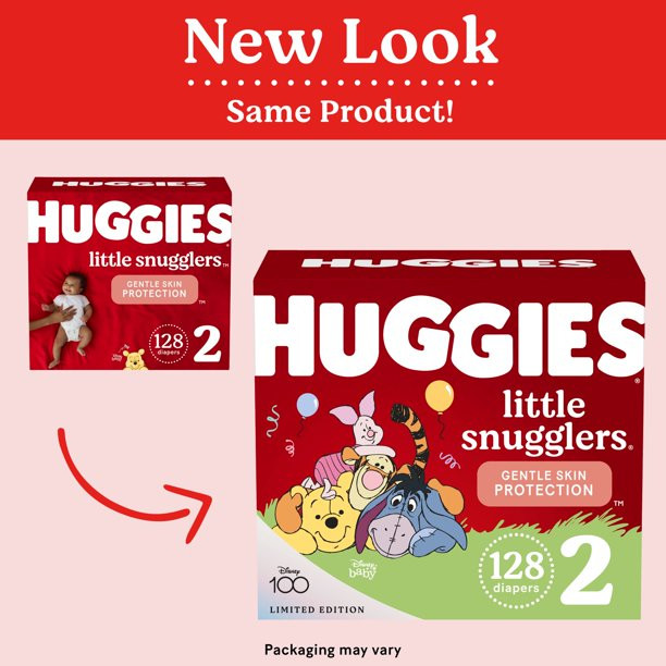 Huggies Little Snugglers Baby Diapers, Size 2, 128 Ct (Select for More Options) | Walmart (US)