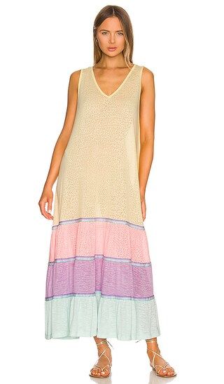Rainbow Tank Maxi Dress in Pastel | Revolve Clothing (Global)
