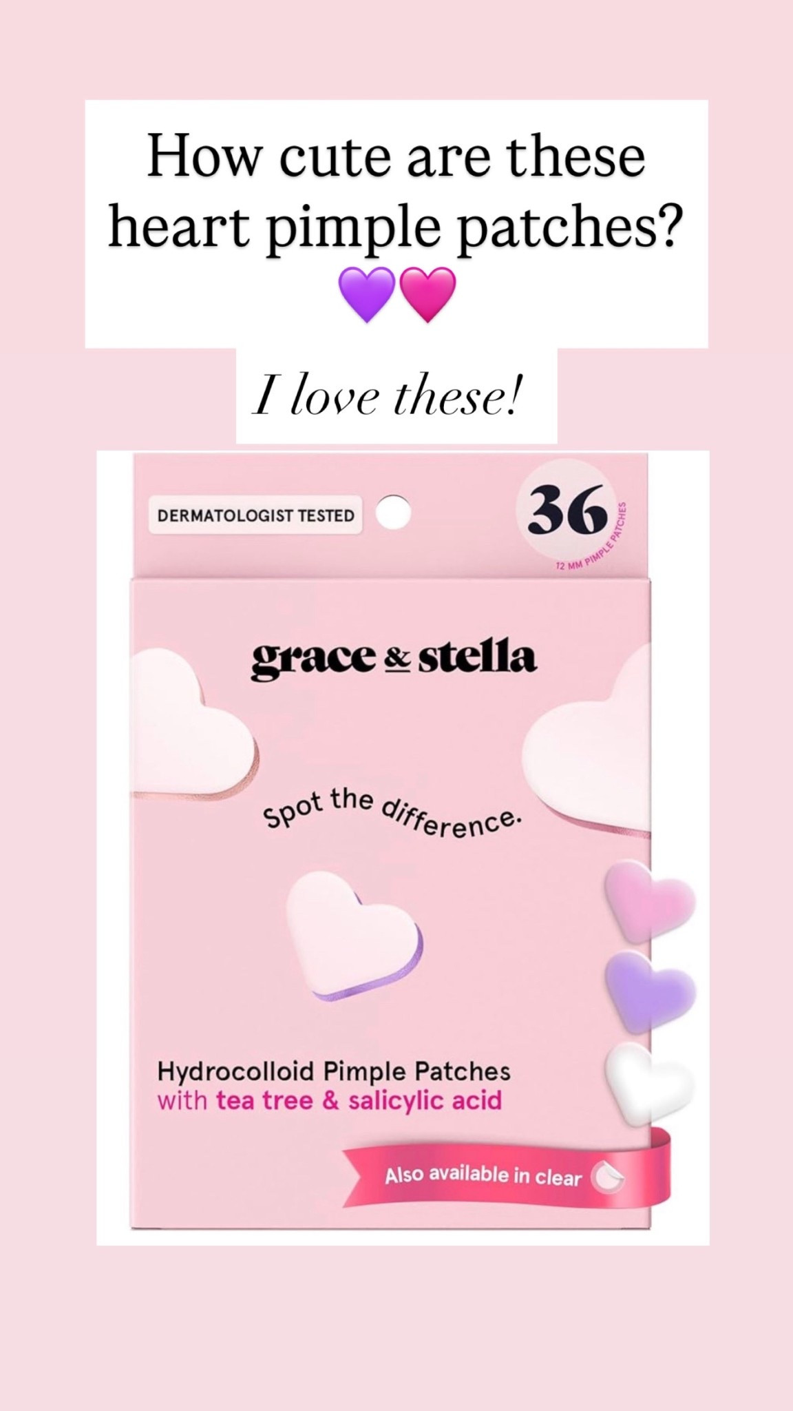 How cute are these hearts pimple patches?

#LTKBeauty