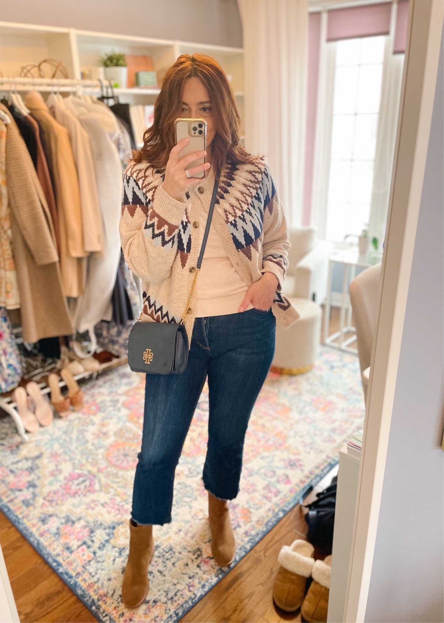 Found a similar Fair Isle sweater in this colour way that will be popular again this season. 

#LTKcanada #LTKover50style #LTKmidsize