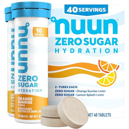 Nuun Zero Sugar Hydration Electrolyte Tablets Mixed Citrus, GF & Vegan, 4PK | Amazon (US)