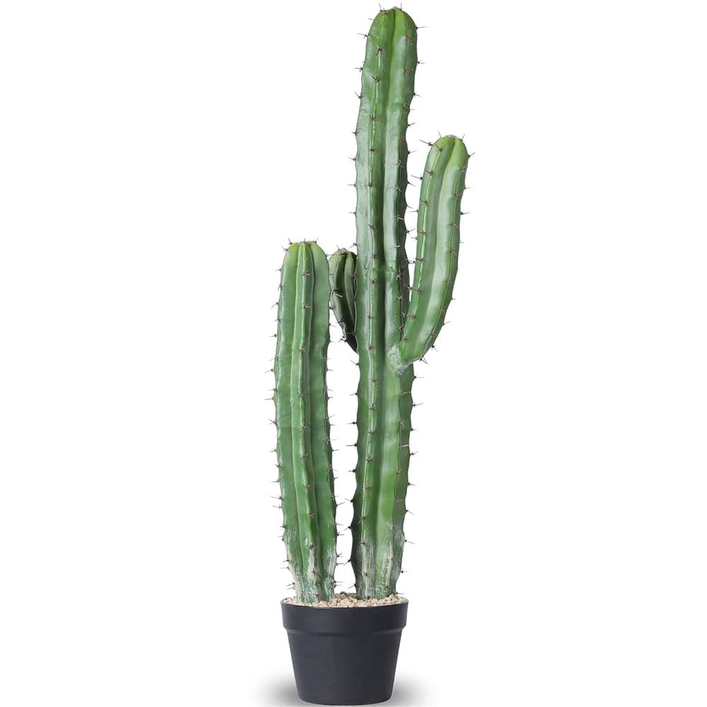 Artificial Cactus Fake Big Cactus 36 Inch Faux Cacti Plants for Home Garden Office Store Decorati... | Amazon (US)