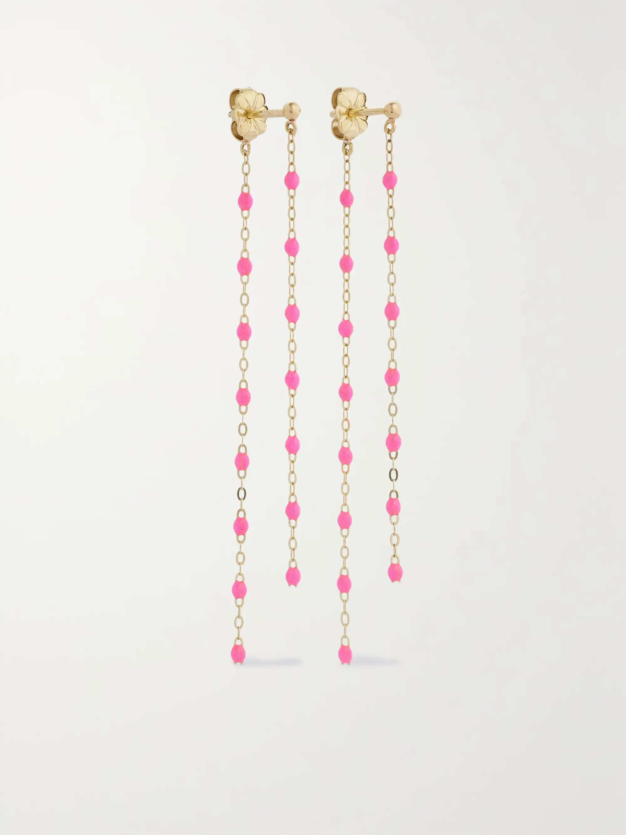Classic Gigi 18-karat gold and resin earrings | NET-A-PORTER (US)