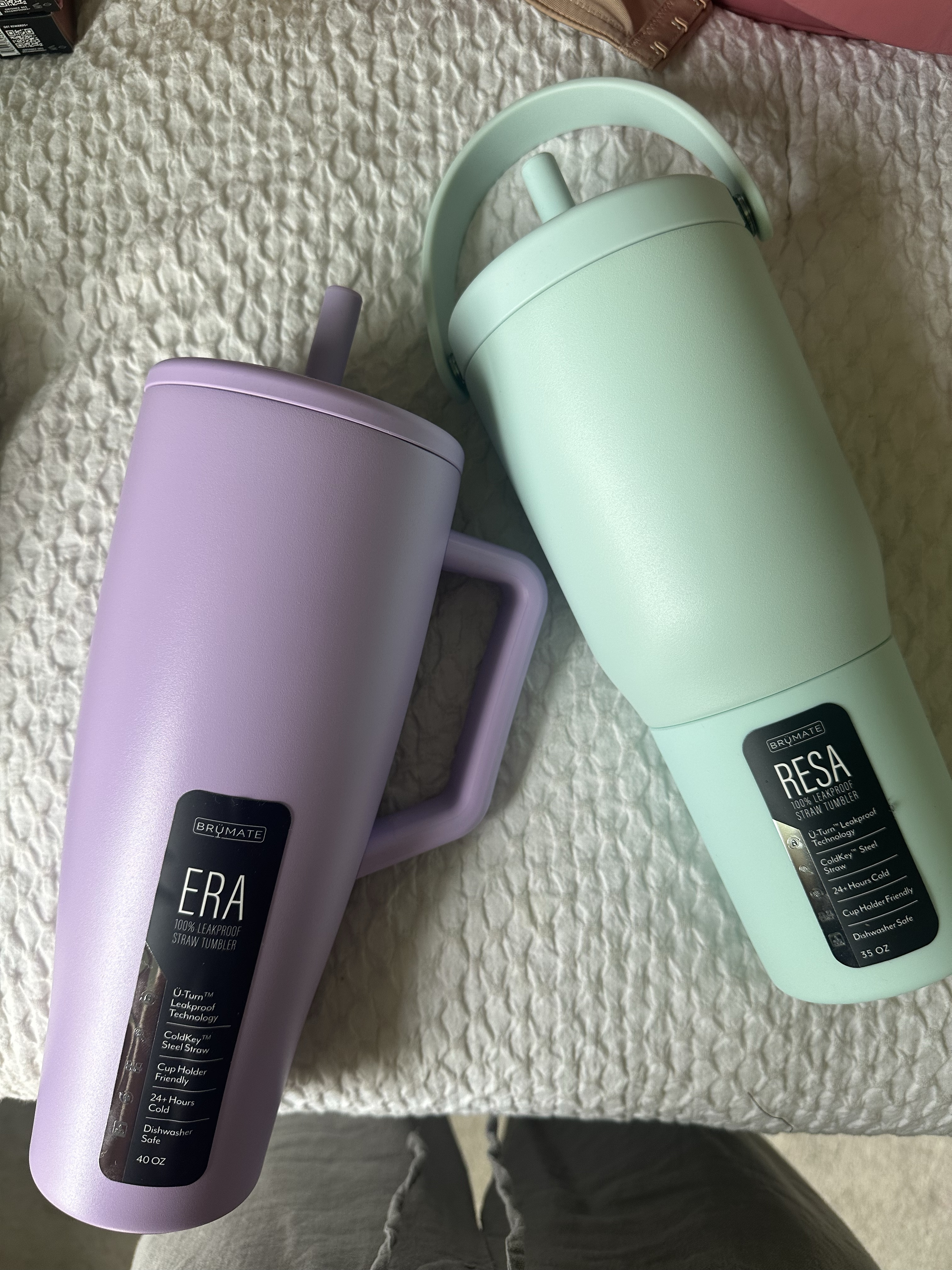 Made for life on the go, the Resa 35oz combines a 100% leakproof locking lid, built-in silicone swing handle, and our ColdKey™ stainless steel straw for a spill-free sip every time. With a swappable sleeve to protect against dents and dings, and temp retention that keeps your drinks cold for 24+ hours, it’s the ultimate travel companion — plus, most finishes are dishwasher safe for easy cleaning.
 
Resa Tumblers are 100% leakproof with cold beverages and carbonated beverages with ice when in the locked position. Not recommended for use with hot beverages.

#LTKFindsUnder100 #LTKSeasonal #LTKTravel