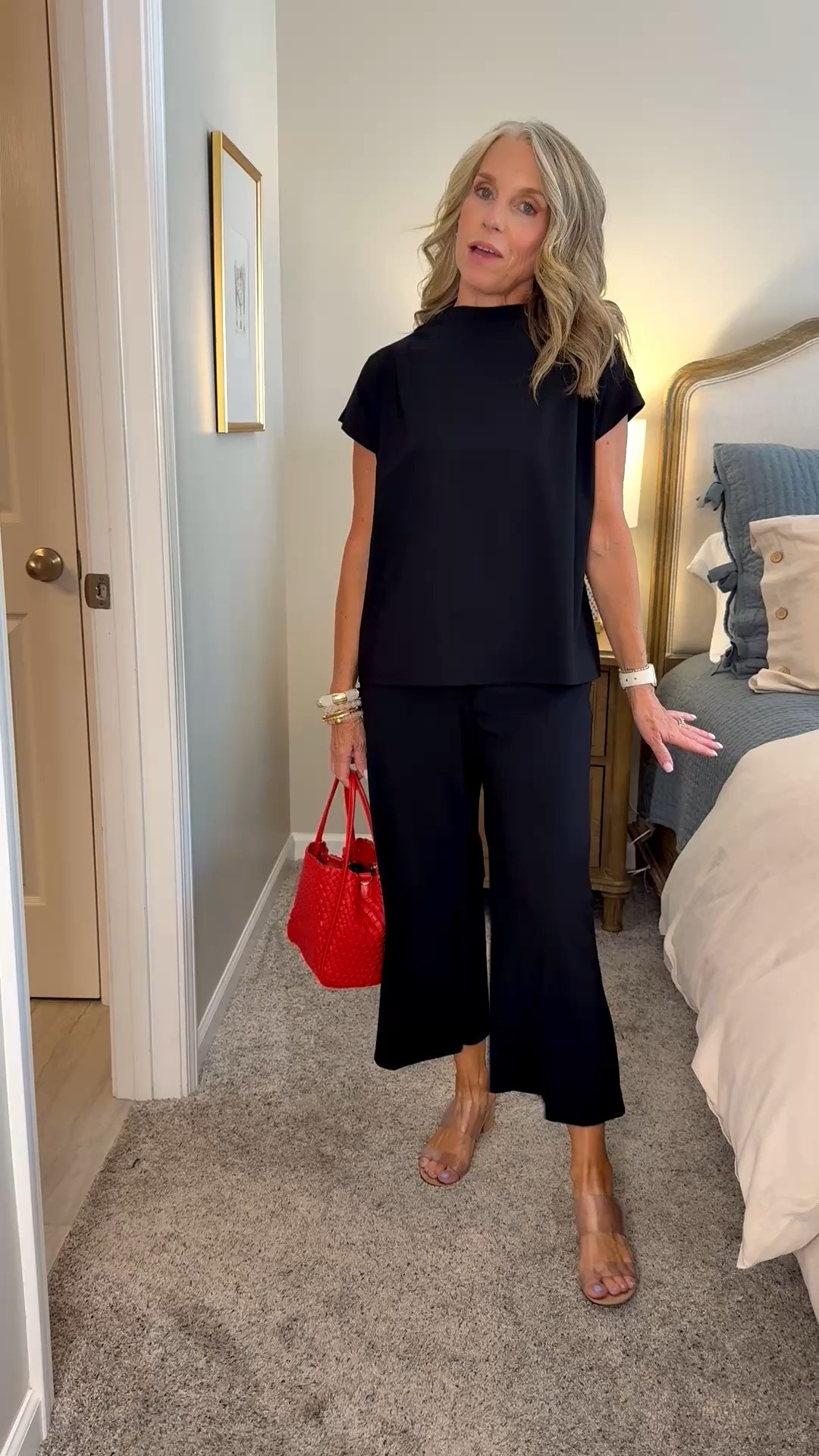 Wearing XS in both. If between sizes, size up in the top.

#LTKgrwm #LTKootd #LTKWorkwear