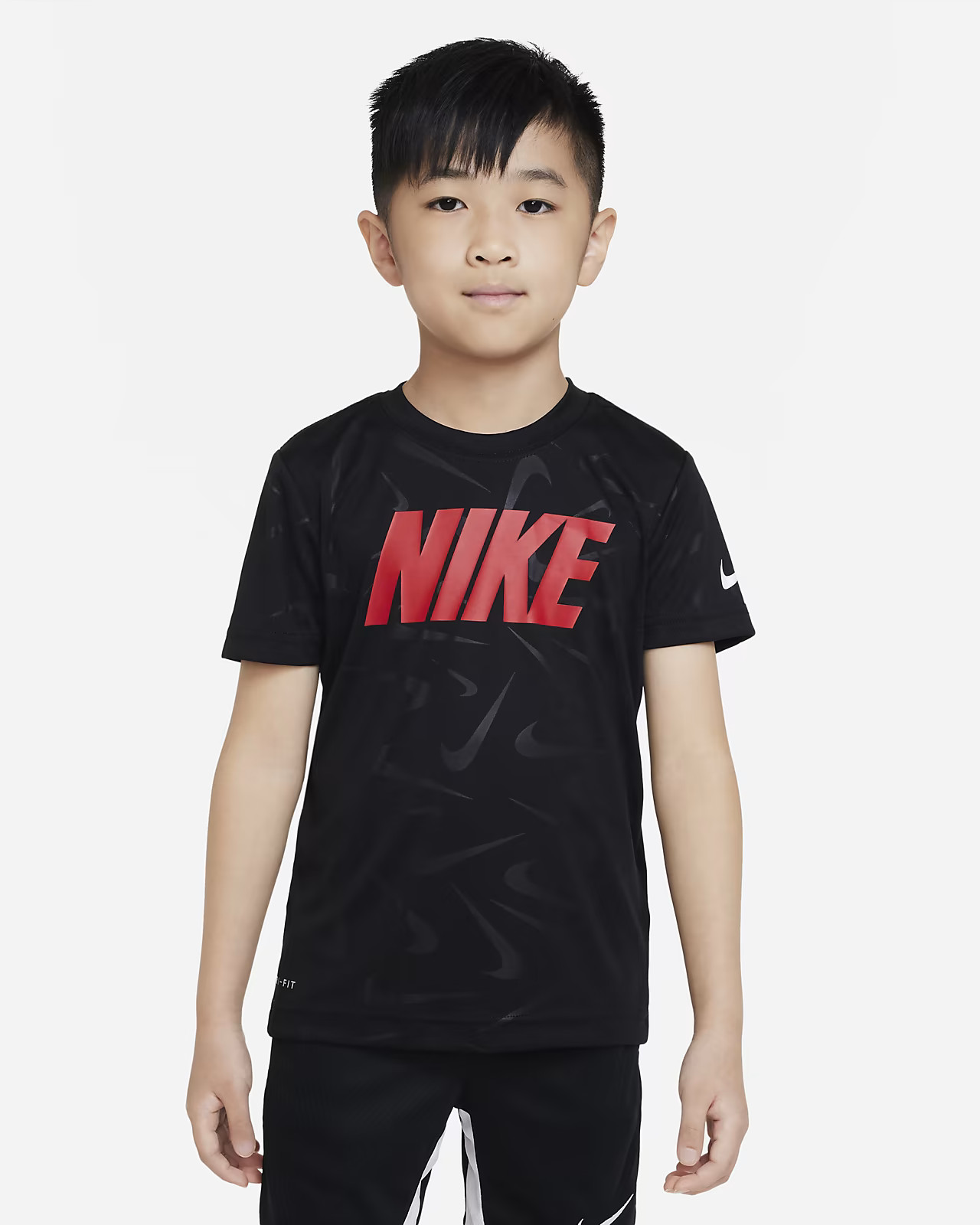Little Kids' Swooshfetti Dri-FIT T-Shirt | Nike (US)
