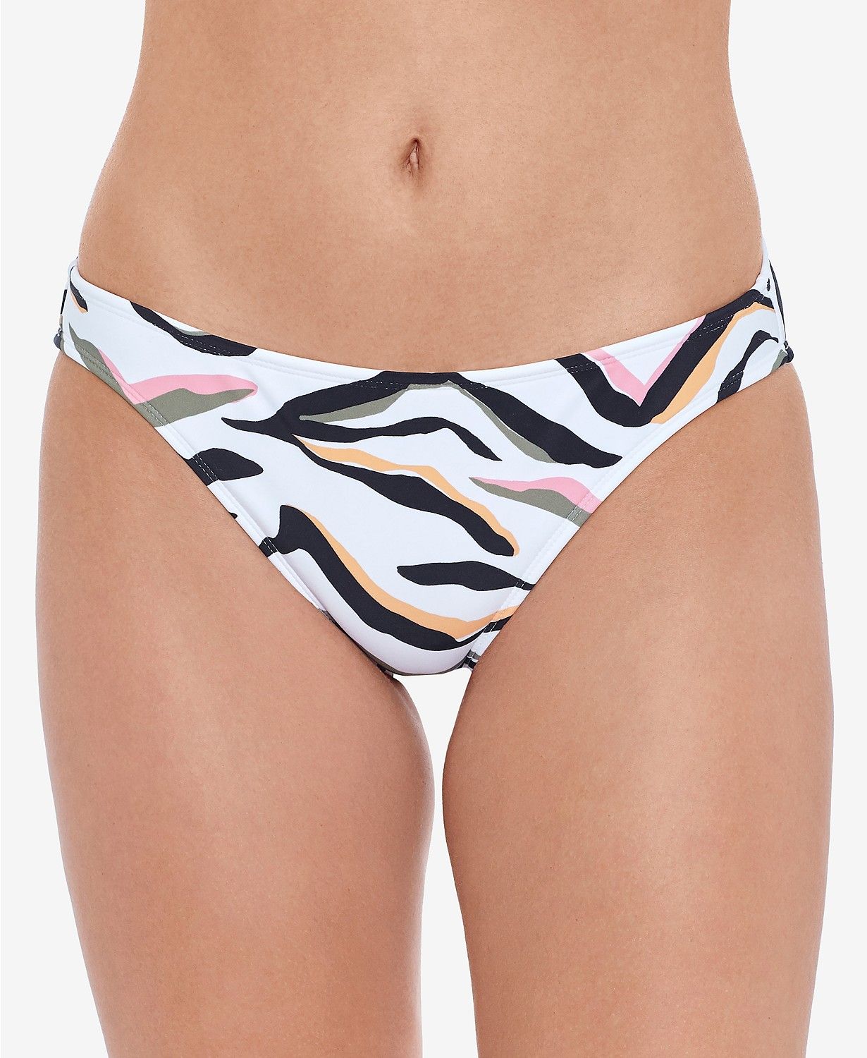 Juniors' Seeing Stripes Hipster Bikini Bottoms, Created for Macy's | Macys (US)