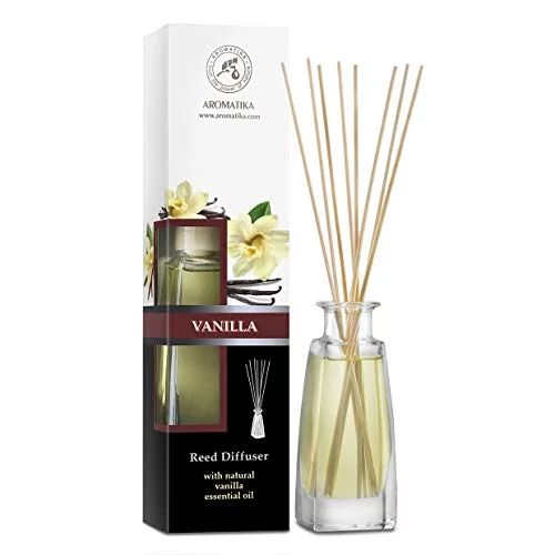 Reed Diffuser with Natural Essential Oil Vanilla 3.4oz (100ml) - Scented Reed Diffuser - Non Alco... | Walmart (US)