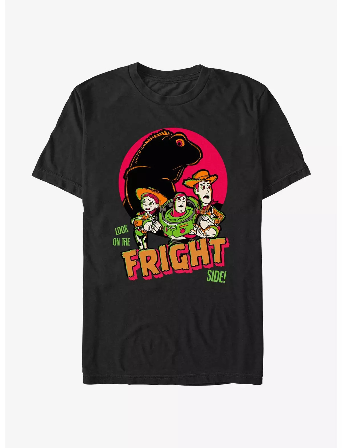 Disney100 Halloween Toy Story Jessie, Buzz & Woody Look On The Fright Side T-Shirt | Hot Topic