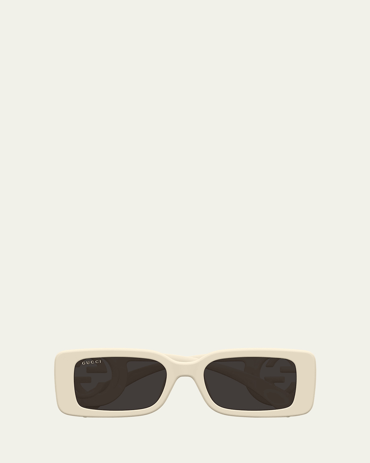 Monochrome GG Rectangle Acetate Sunglasses | Bergdorf Goodman