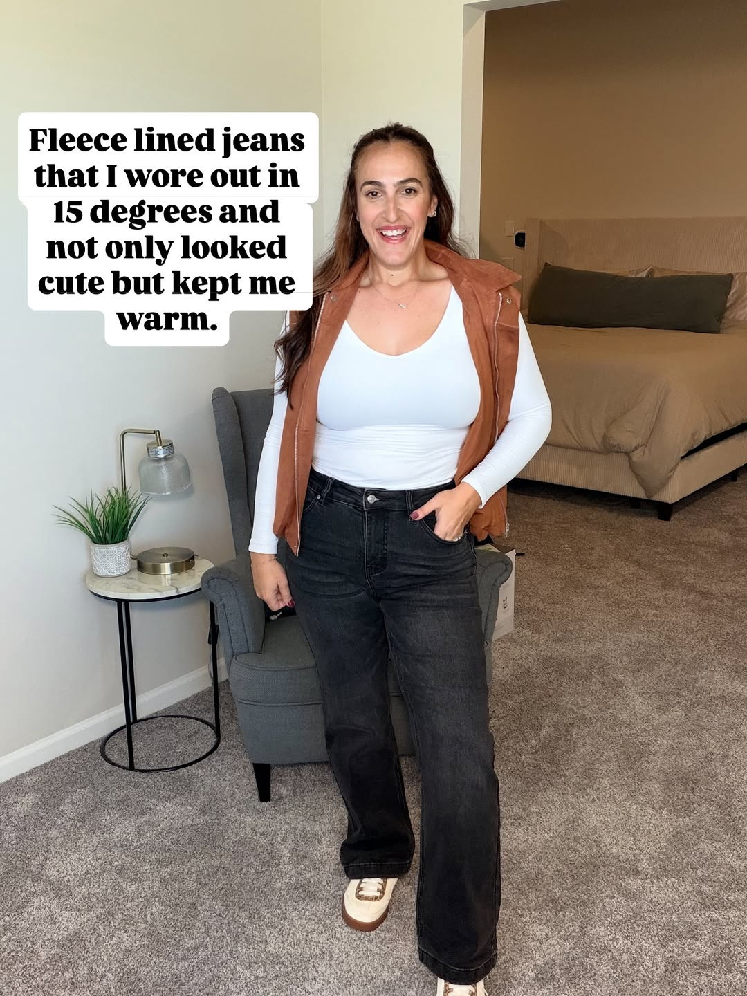 Did you hear we are having 3, yes 3, polar vortexes this year? Keep warm while still looking cute in these fleece lined jeans!

#amazonmusthaves #winterjeans #winteroutfit 

 #LTKSeasonal #LTKOver40 #LTKMidsize