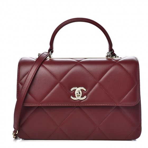 CHANEL

Lambskin Quilted Medium Trendy CC Flap Dual Handle Bag Burgundy


154 | Fashionphile