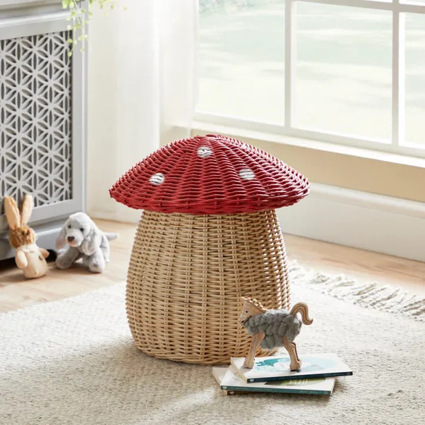 Toadstool Red Storage Basket | Dunelm (migrated)