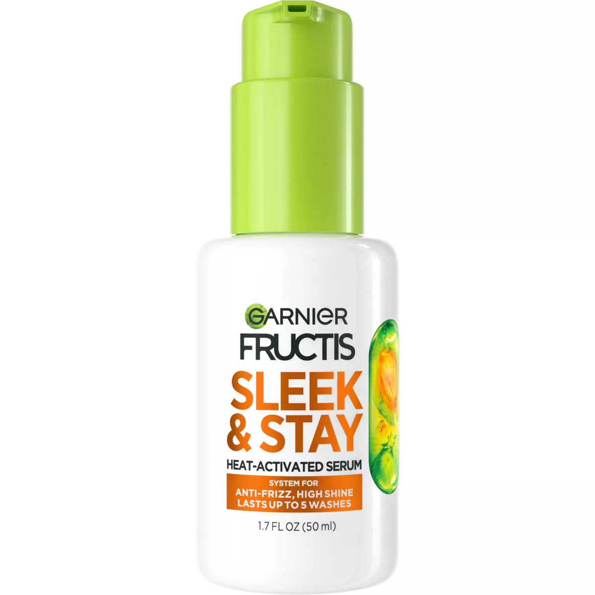 Garnier Fructis Sleek & Shine Sleek & Stay Heat-Activated Hair Serum - 1.7 fl oz | Target