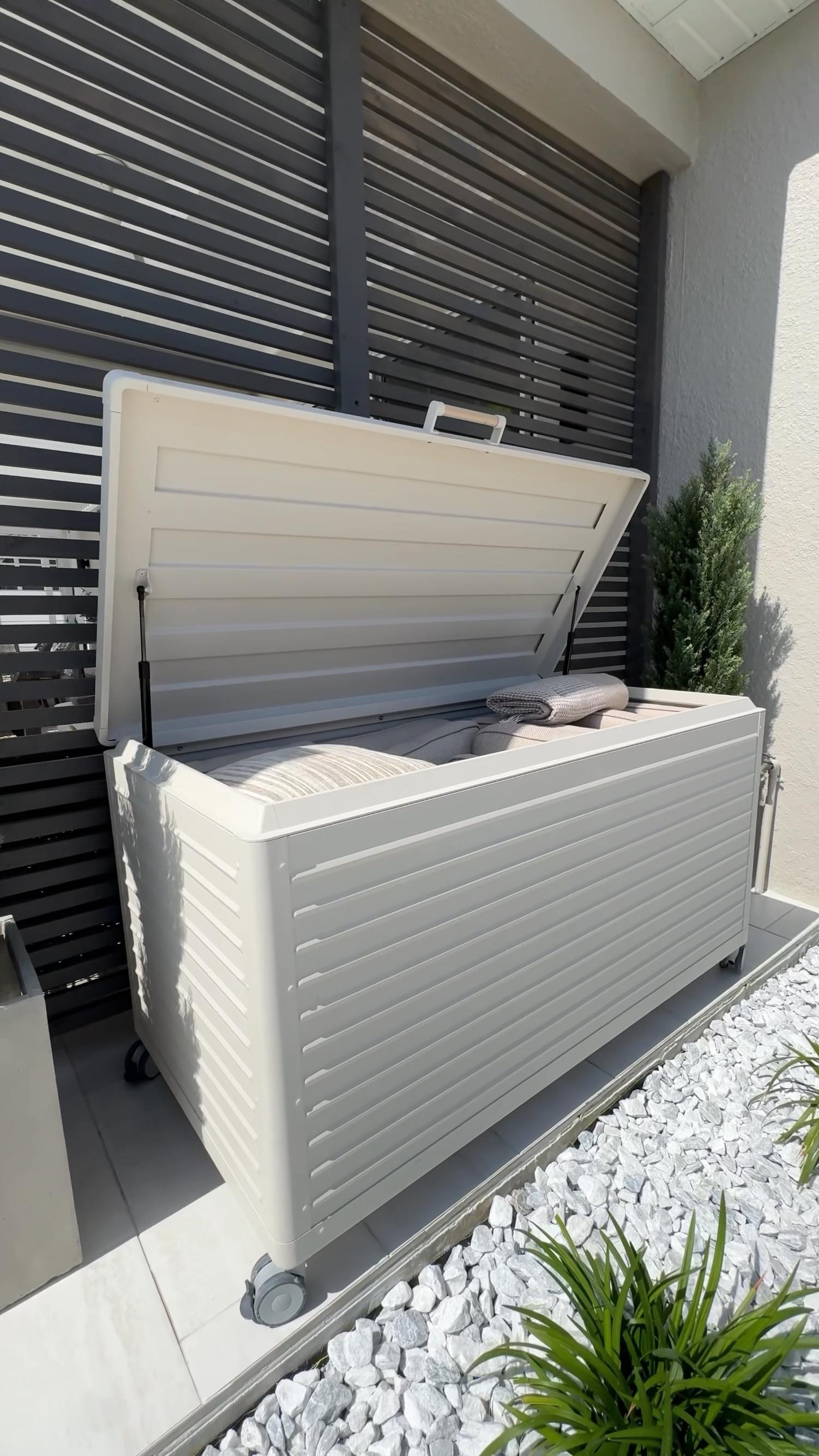 Great storage solution for your outdoor ☀️

#storage#outdoor space #backyardd

#LTKSeasonal #LTKHome