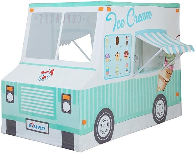 Role Play Deluxe Ice Cream & Cup Cakes Food Truck Playhouse Premium Indoor & Outdoor Kids Play Te... | Amazon (US)