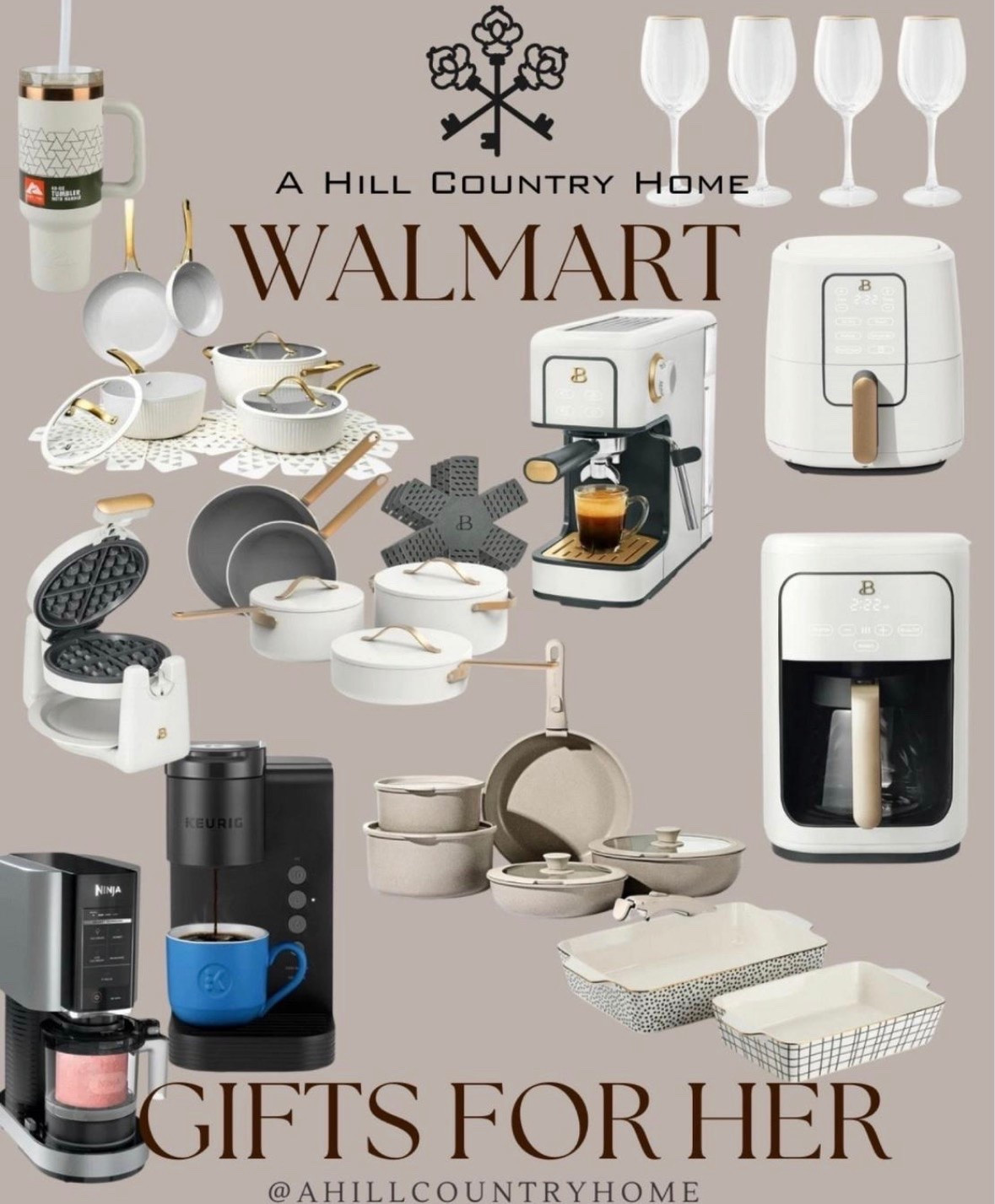 For the women who love making their home feel cozy 🤎 These Walmart gifts for her include kitchen favorites, coffee and espresso essentials, cookware, bakeware, wine glasses, and beautiful pieces that make everyday life feel a little more special. So many great gift ideas for moms, wives, daughters, sisters, or your favorite hostess. ✨
Follow @miriamobrien on Instagram & TikTok for more finds!
#WalmartFinds #WalmartGifts #GiftsForHer #GiftsForWomen #KitchenGifts #GiftsForMom #HostessGifts #GiftGuide

#LTKHome #LTKOver40 #LTKSeasonal